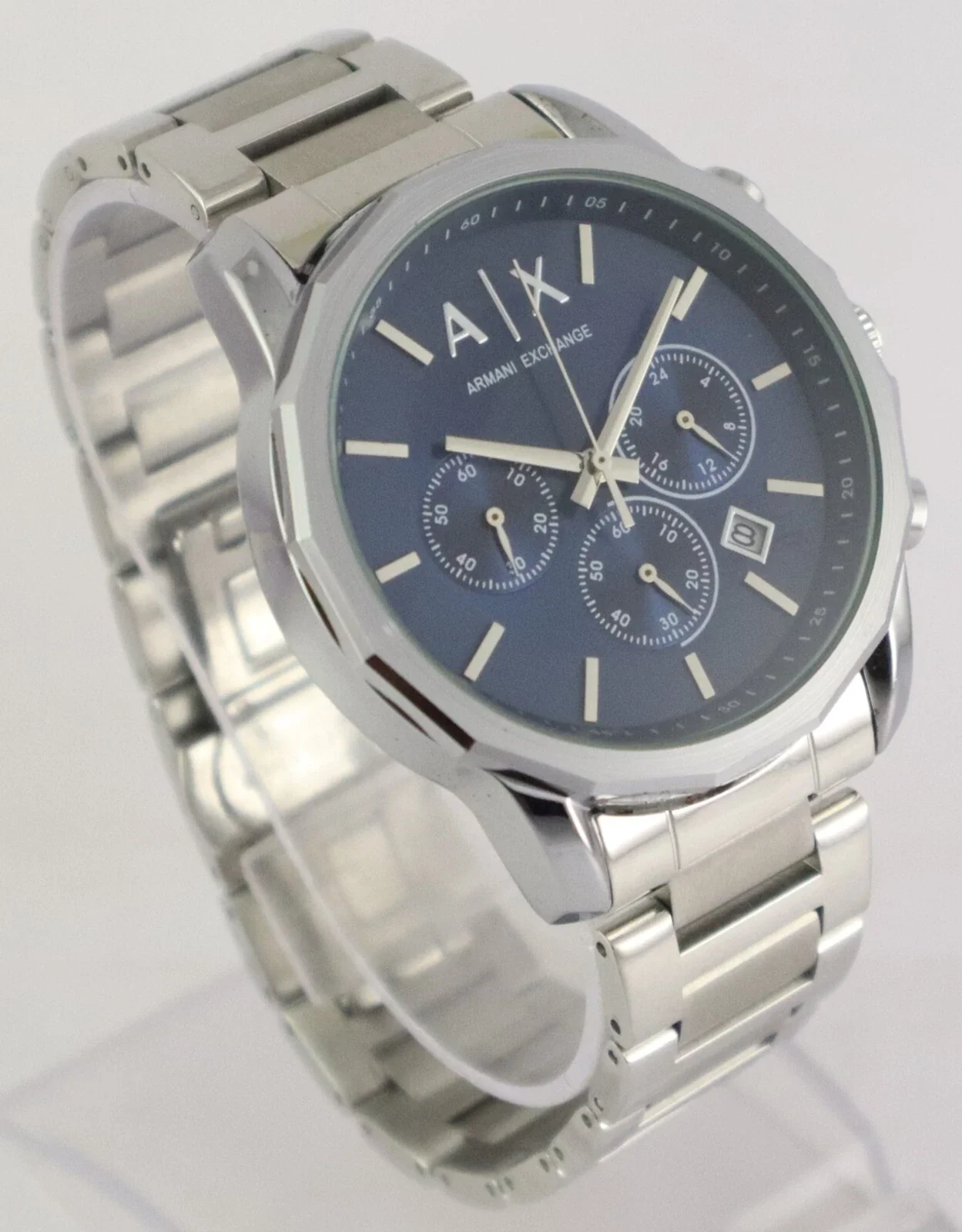 Armani AX2509 | Chronograph Watch | NAVY BLUE - Image 5