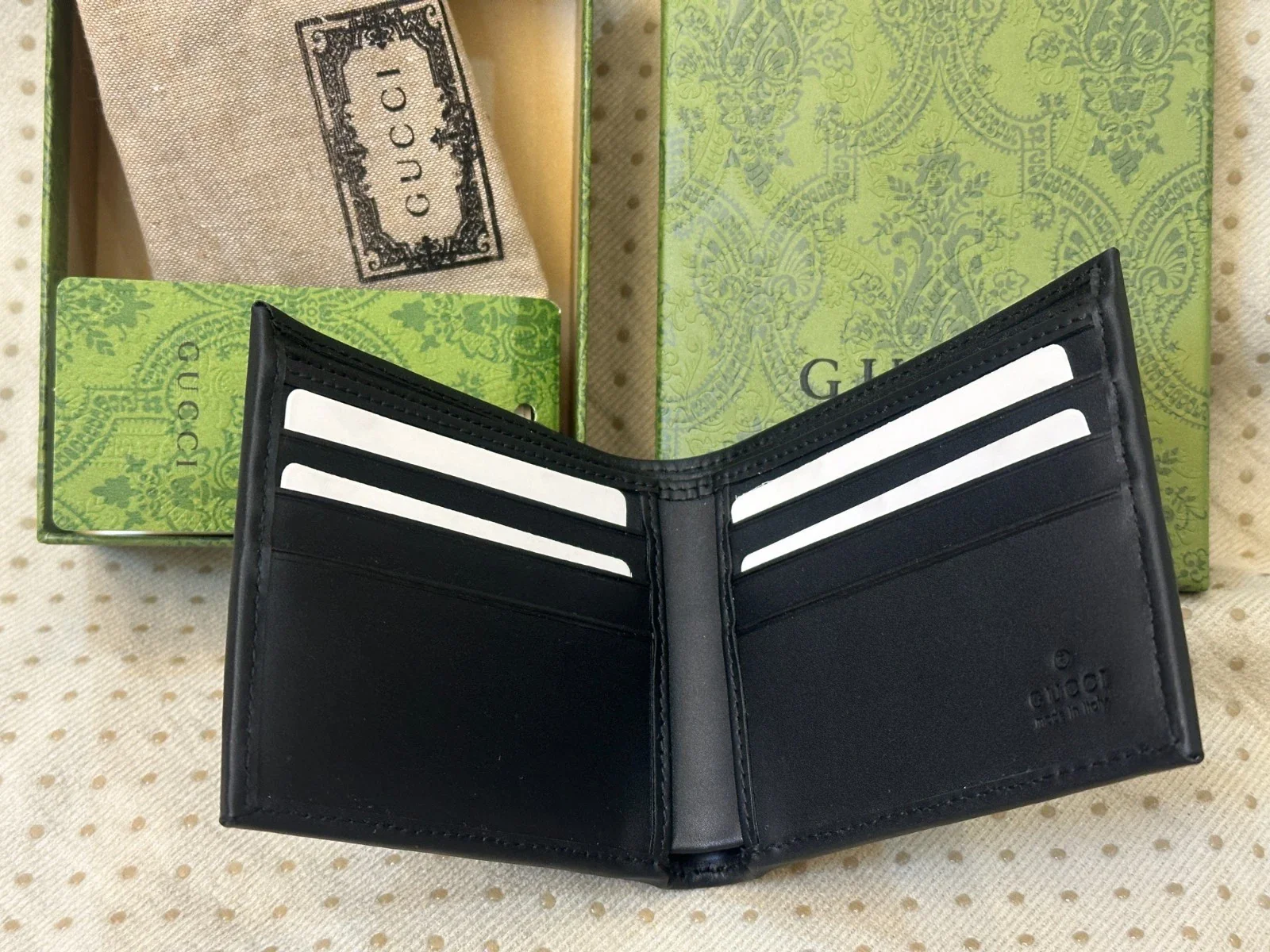 Black Mens Wallet - Premium - Image 4