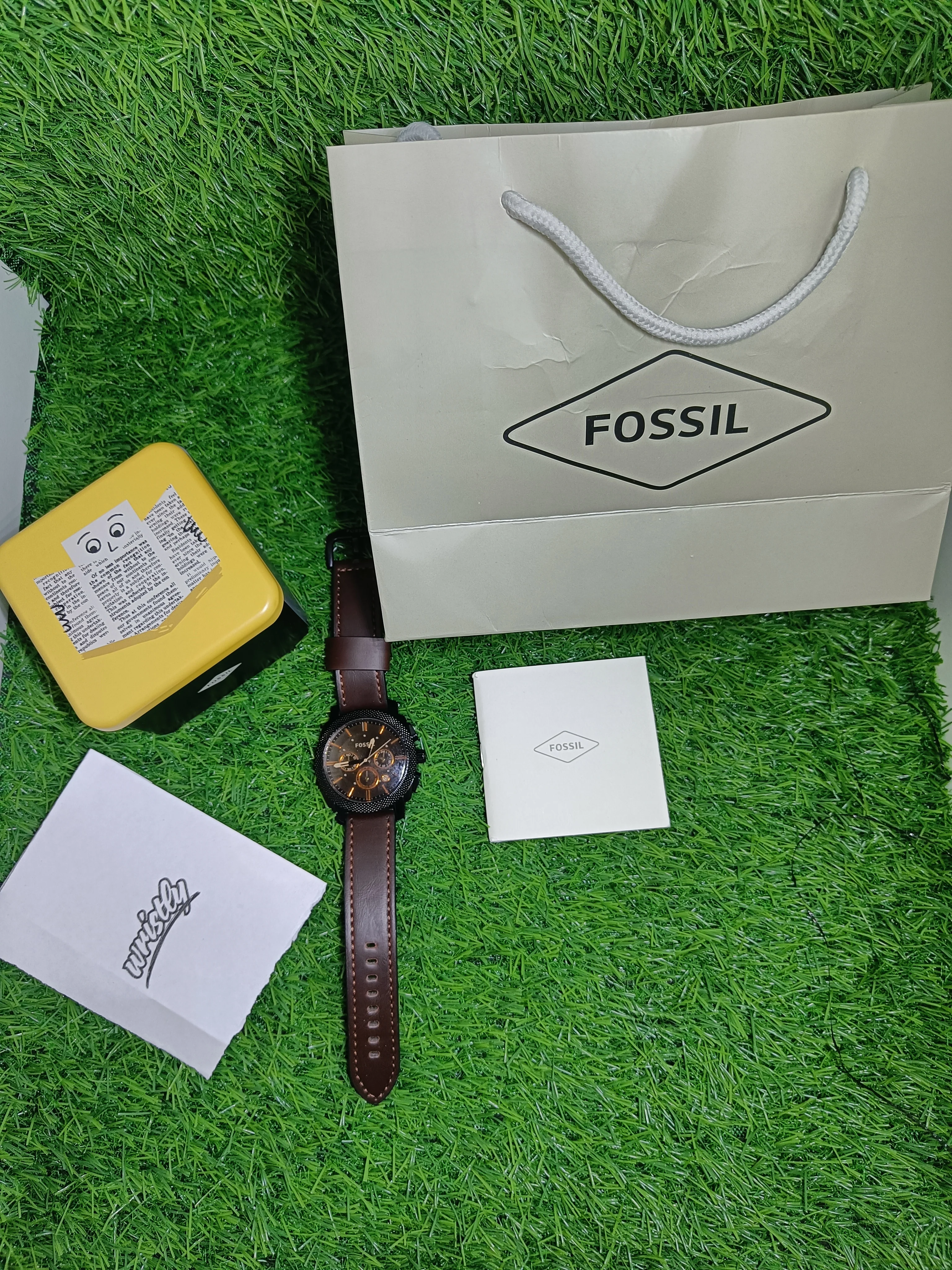FS4656 Brown Leather Strap| 1:1 Quality - Image 6