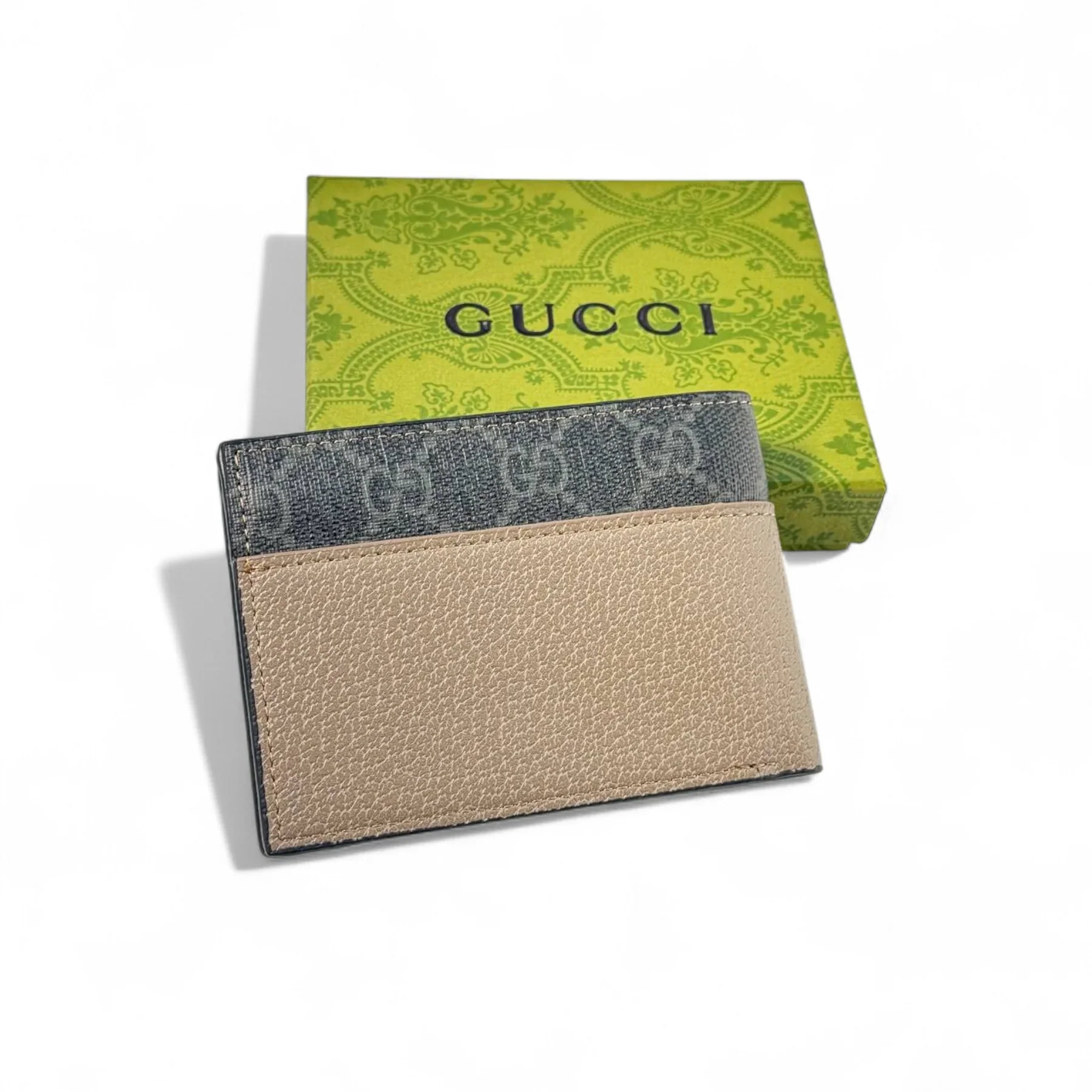Leather Wallet with cutout logo - Image 3
