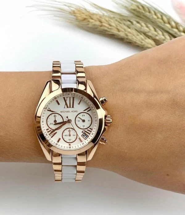 MK | WM05| White Women's Watch | 1:1 Quality- WHITE - Image 5