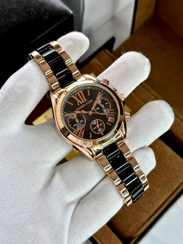 MK | WM05| Women's Watch | 1:1 Quality- BLACK - Image 3