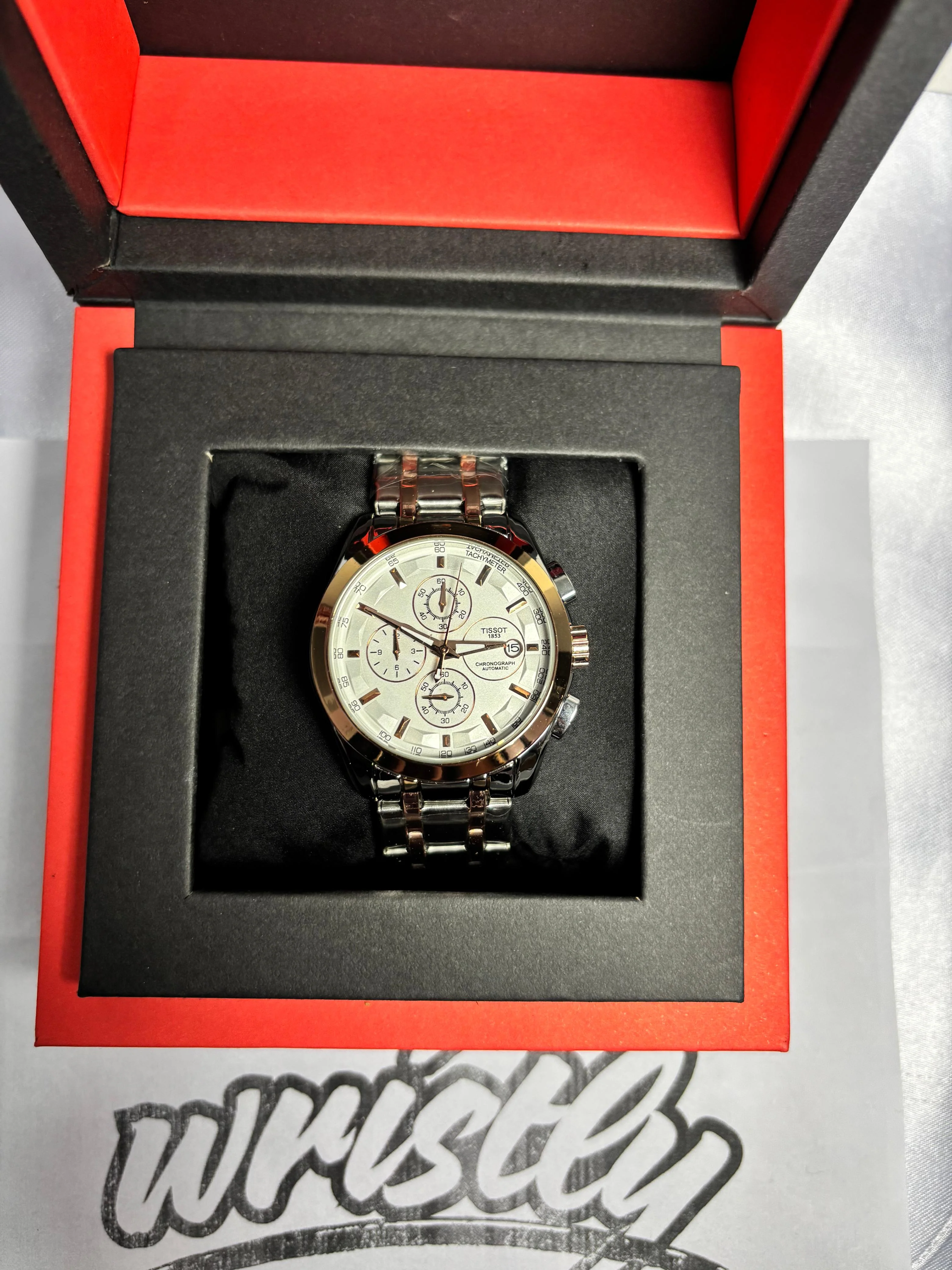 Tiss Chain Chronograph 1853 | 1:1 Quality(HEAVY QUALITY) - Image 10