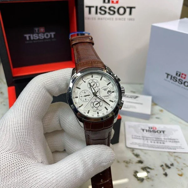 Tiss-Couturier Leather 1853 - Chronograph Watch | 1:1 Quality - Image 3