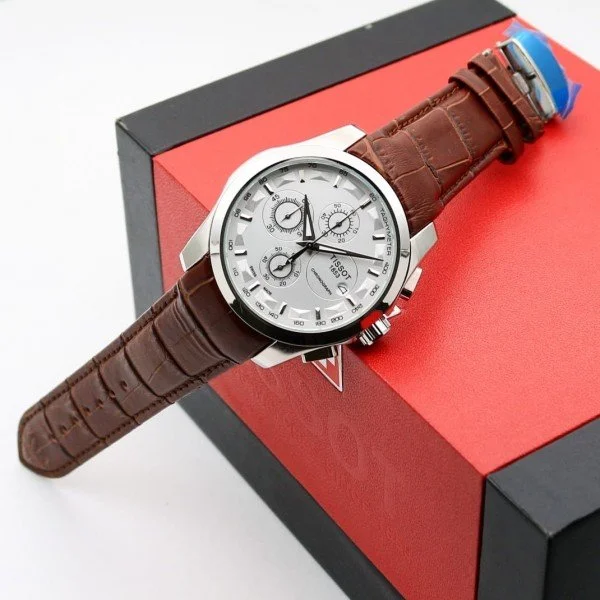 Tiss-Couturier Leather 1853 - Chronograph Watch | 1:1 Quality - Image 4